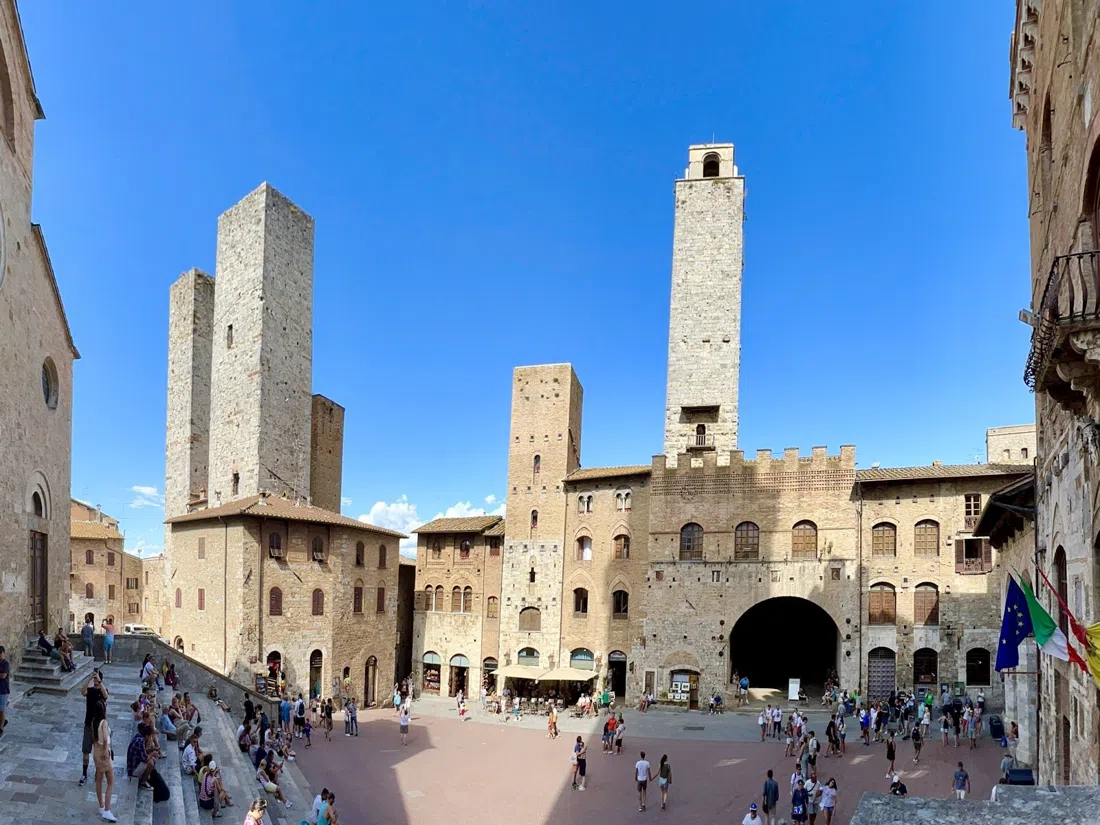 San Gimignano — Torre Grossa et Palazzo Comunale, Florence