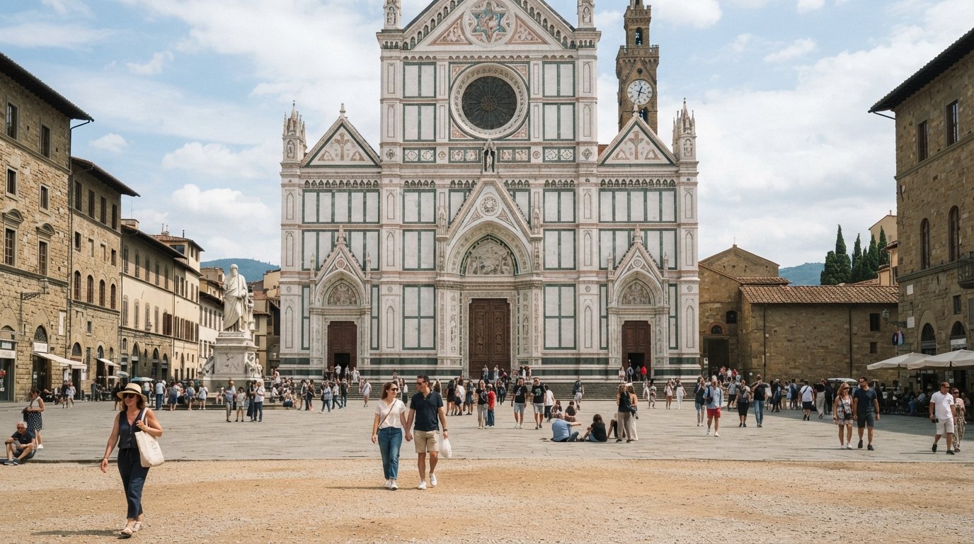Santa Croce, Florencia: cuero, noches tardías y el panteón viviente de la ciudad