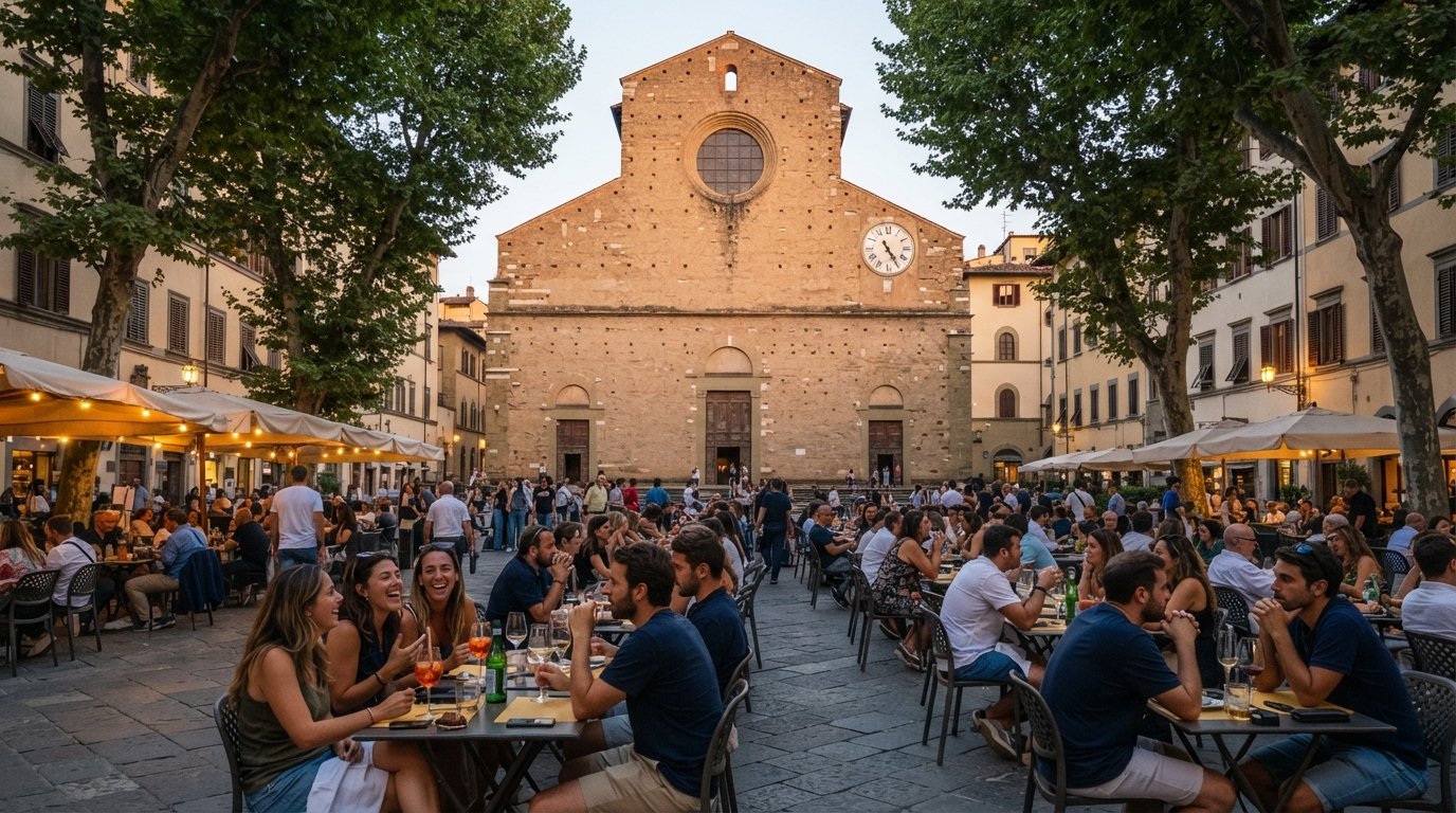 Santo Spirito, Florence: het Oltrarno-plein dat nog altijd tegenspreekt
